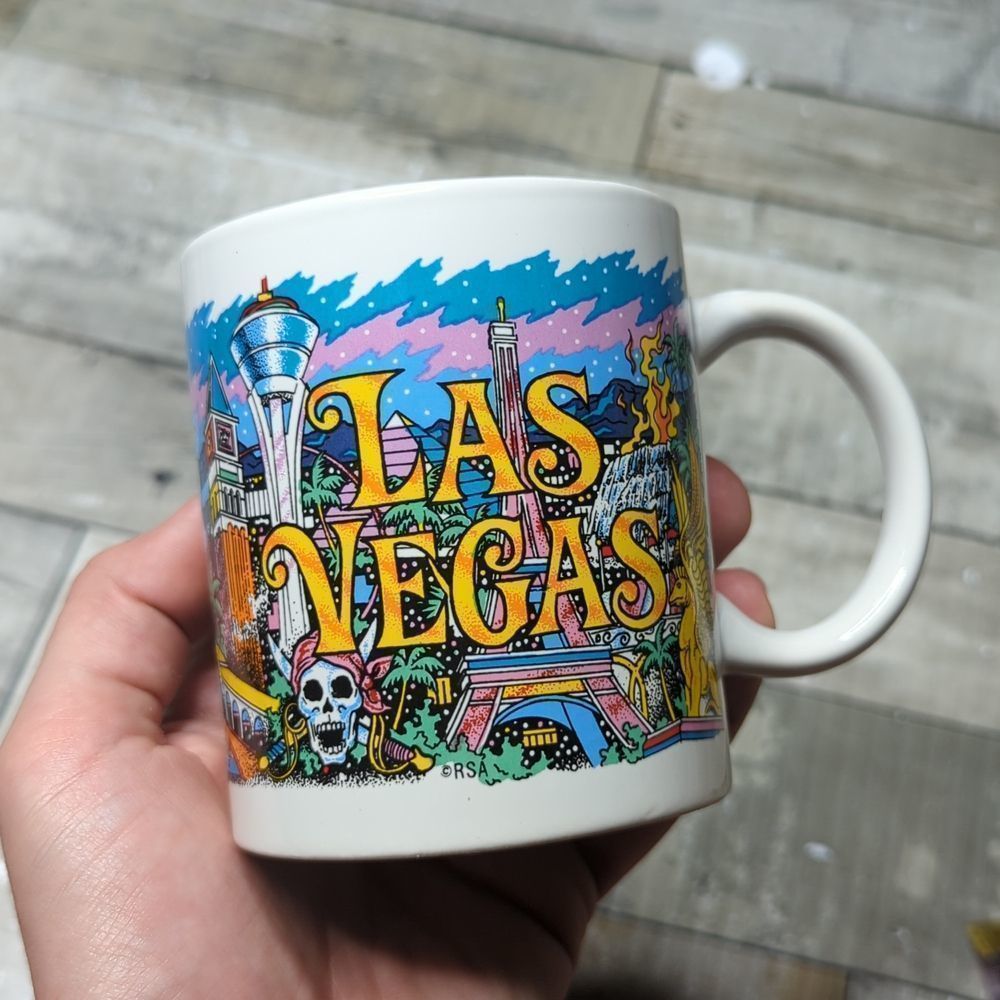 Vintage Torres Las Vegas skyline mug